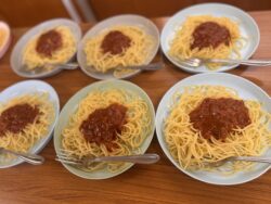 おやつ～ミートソーススパゲッティ～