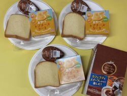 おやつ～チョコ食パン&みかんレアチーズケーキ～